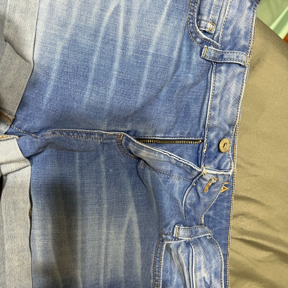 Juniors Blue Jean Shorts